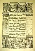 Escenas de la vida de Abraham. Hagadá de Venecia, Venecia, 1609. Biblioteca de la Universidad de Yale