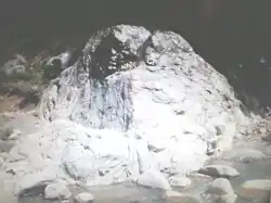 Roca sagrada que ha sido origen de varios mitos, en Nebrodi.