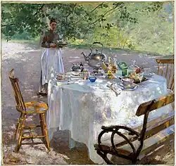 Desayuno (1887), de Hanna Pauli, Nationalmuseum, Estocolmo