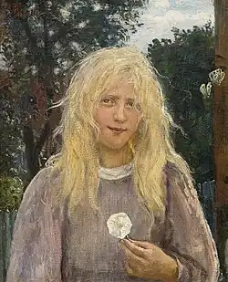 La muchacha con el cabello de lino (c.1890)