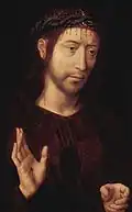 Memling, 1470, muestra un estilo flamenco típicamente más suave y menos emotivo.