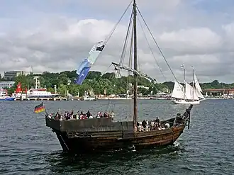 Réplica de una coca hanseática