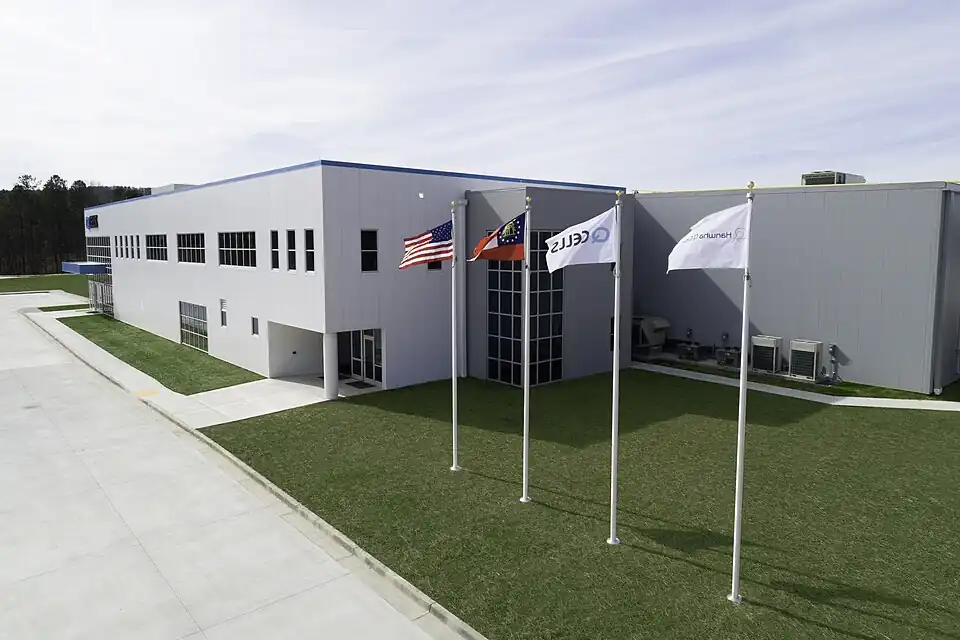 Planta de fabricación de módulos solares en Dalton, Georgia, EE.UU.