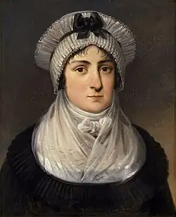 María Fortunata de Este, su esposa, con la que no tuvo descendencia.