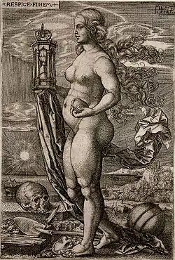 Respice Finem (c. 1530), de Heinrich Aldegrever, British Museum, Londres