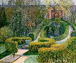 Frühlingshecken im Bauerngarten (1913)