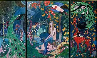 Melusine, Triptychon (ca. 1910)