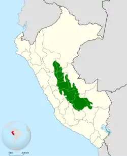Distribución geográfica del brillante alicanela
