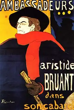 Cartel publicitario de Henri de Toulouse-Lautrec, 1892.