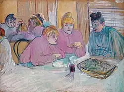 Toulouse-Lautrec, Interior de burdel