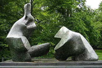 Two Piece Reclining Figure, No. 5, Henry Moore (1963–1964)