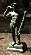 Estatuilla de bronce de Heracles (siglo II&nbsp;a.&nbsp;C.)