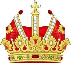 Sacro Imperio Romano Germánico Frecuentemente se considera el diseño genérico para la corona imperial