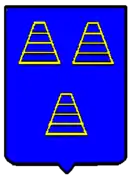 Los de Francia; de azur con tres rastrillos de oro.