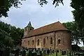 Iglesia reformada de Westergeest, construida en estilo románico en el siglo XIII.