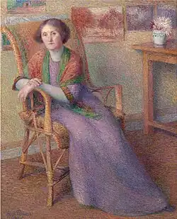 Portrait de sa femme, (1914).
