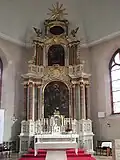 Altar de iglesia católica