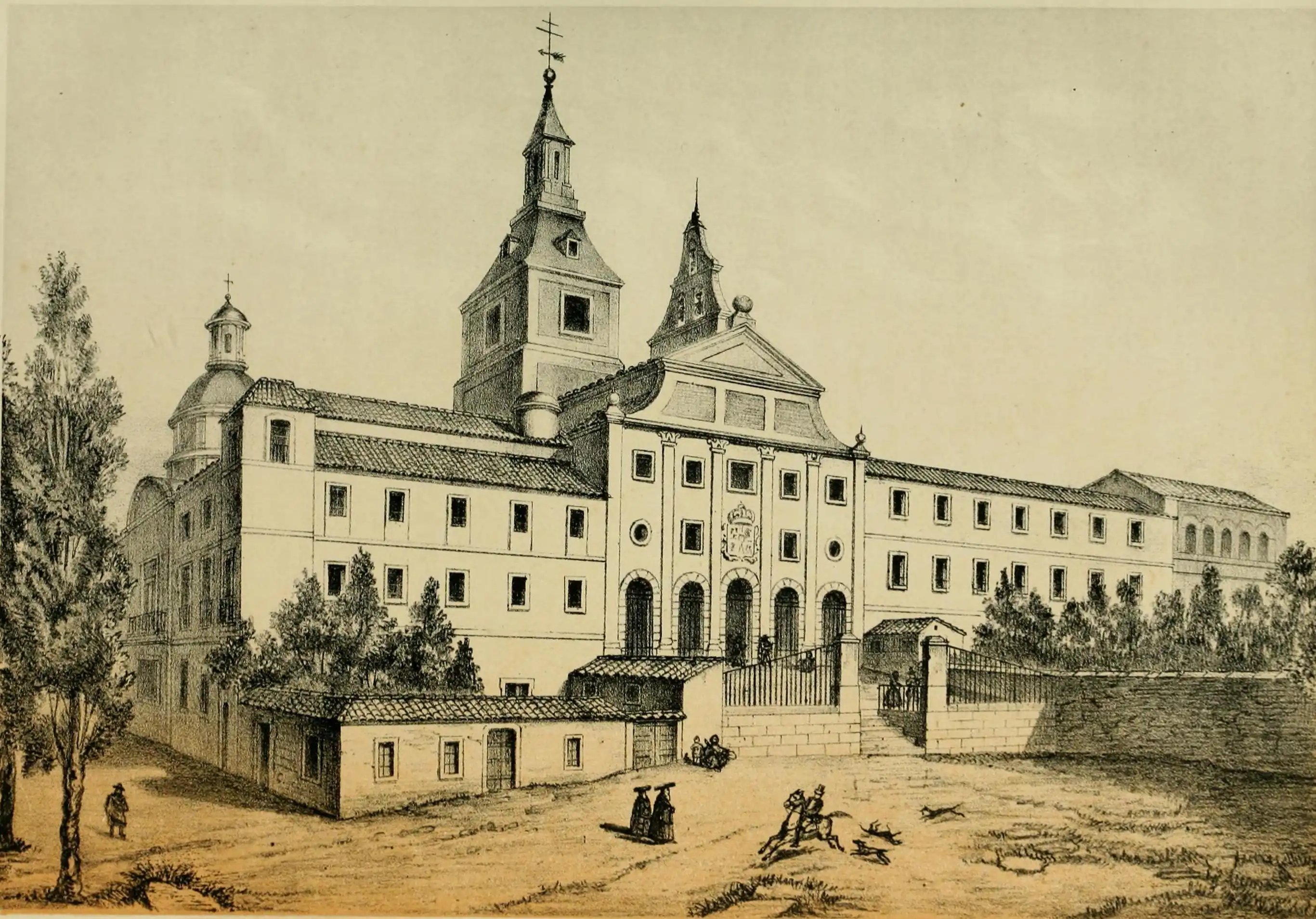 Antiguo Convento de Copacabana, Madrid. Actual sede de la Biblioteca Nacional de España.