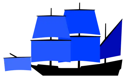 Aparato de un barcos de tres árboles del siglo XVI