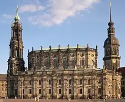 Catedral de la Santísima Trinidad de Dresde, Gaetano Chiaveri (1739-1755)