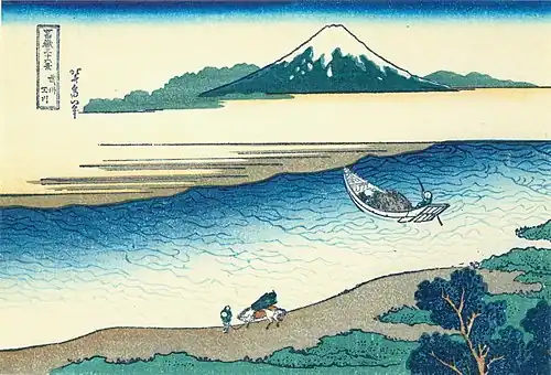 Río Tama en Musashi.