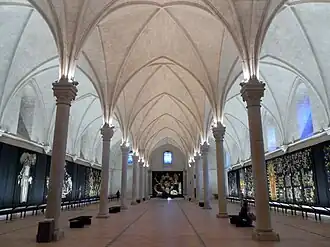 Bóvedas del Hôpital Saint-Jean de Angers (actual Museo de Jean-Lurçat) (gótico angevino)