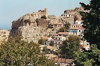 Hora Samothraki, ruinas del kastro (castillo)