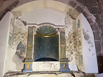 Hornacina tras su restauración-Iglesia de Santiago Sigüenza