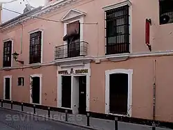 Hotel Simón (Sevilla), antigua casa de huéspedes.