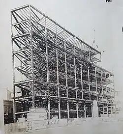 Hotel Continental Hotel en obras (1928)