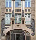 Edificio Art Nouveau en Tallin (arquitecto Jacques Rosenbaum, terminado en 1910).