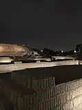 Huaca Pucllana de noche.