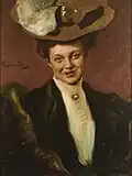 Hugo von Habermann Damenporträt