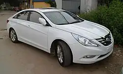 A Hyundai Sonata produced by Beijing Hyundai