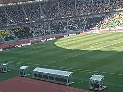 Tribunas del actual estadio