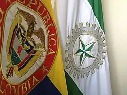 Pabellones de Colombia y el Instituto.