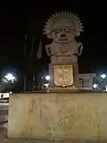 Monumento en honor a los Zipas, Funza (antigua Bacatá, capital del Zipazgo).