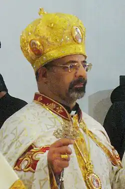 Abraham Isaac Sidrak, patriarca copto católico de Alejandría.