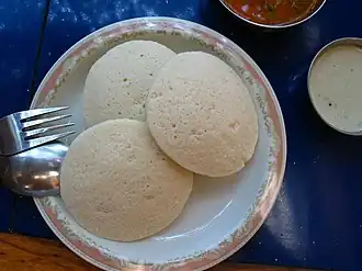 A plate of Idli