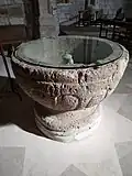 Iglesia parroquial de San Román - Pila bautismal
