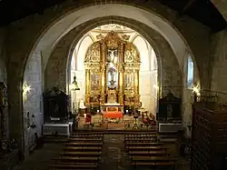 Interior de la iglesia