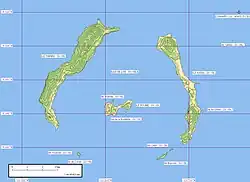 Mapa de las islas de Los