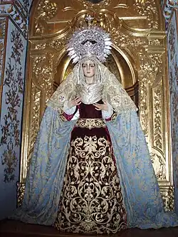 Retablo de la Virgen de la Trinidad.