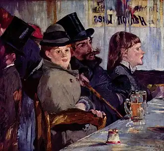 En el café, 1878. Winterthur, Museo Oskar Reinhart.