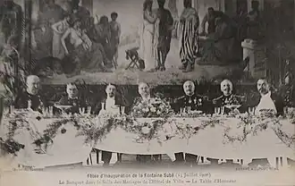 Interior en 1906, Raymond Poincaré y Adrien Pozzi ,