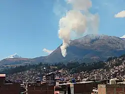 Incendios en las afueras de Huaraz.
