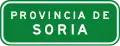 Indicador provincial español Soria