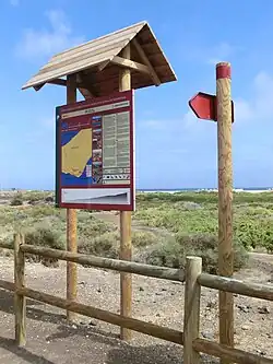 Panel del sendero PR-FV 54.