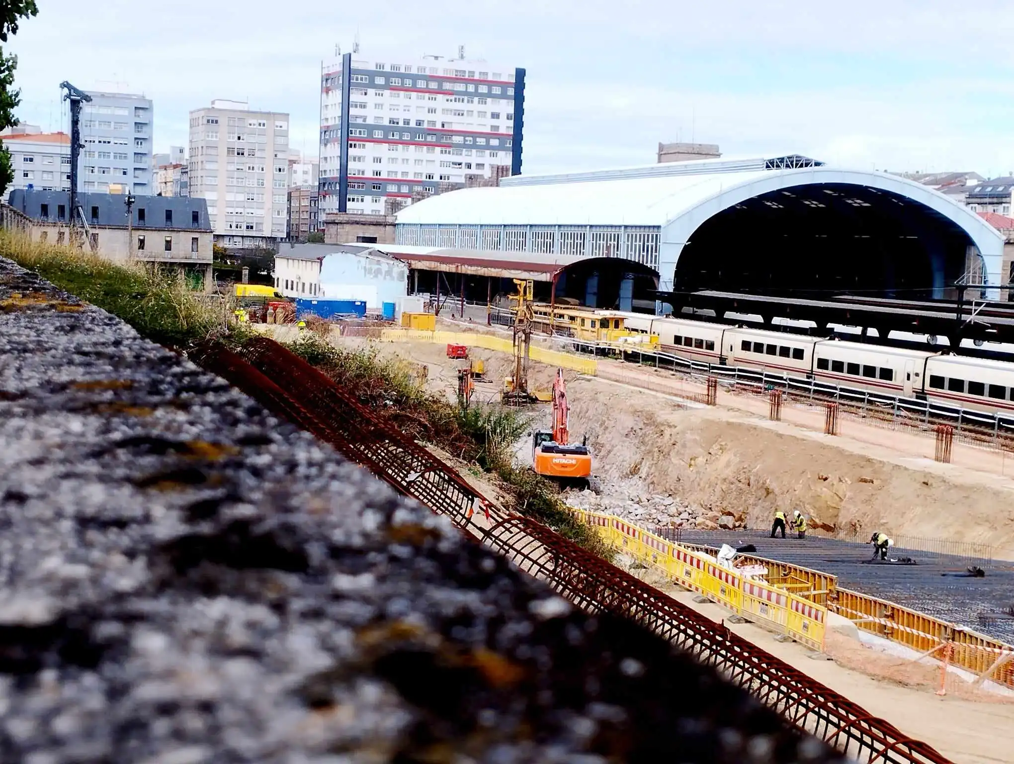 Inicio obras Intermodal La Coruña