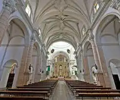 Interior de la iglesia de Santa Catalina